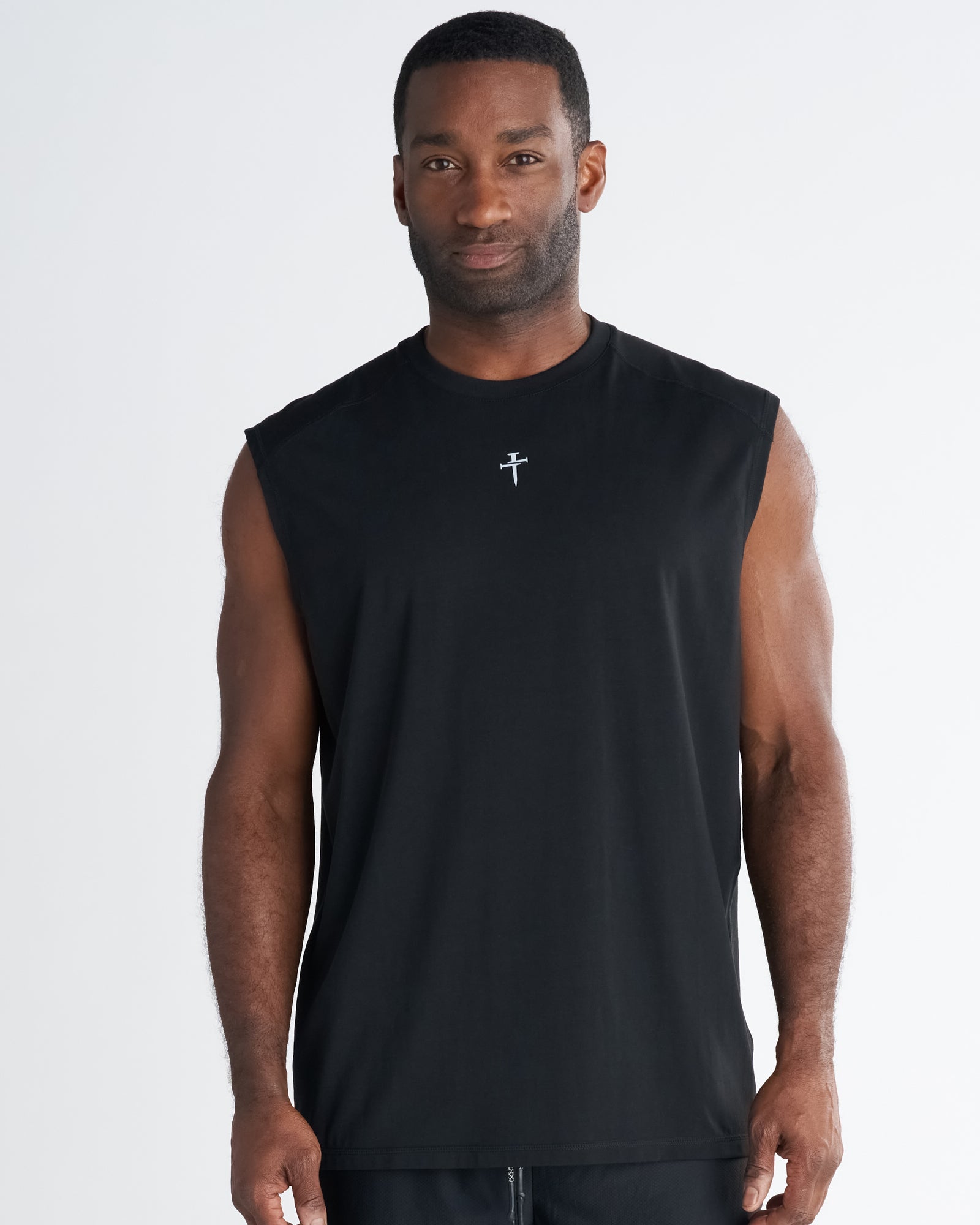 Core Raglan Cutoff - Black