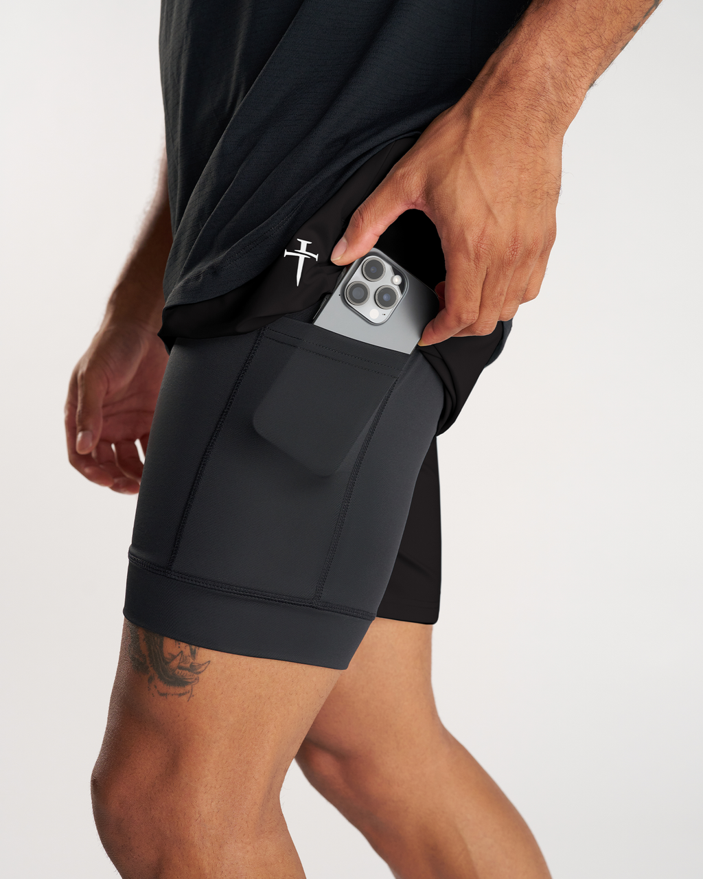 Vapor-Lite™ Liner Short "Cross" - Black