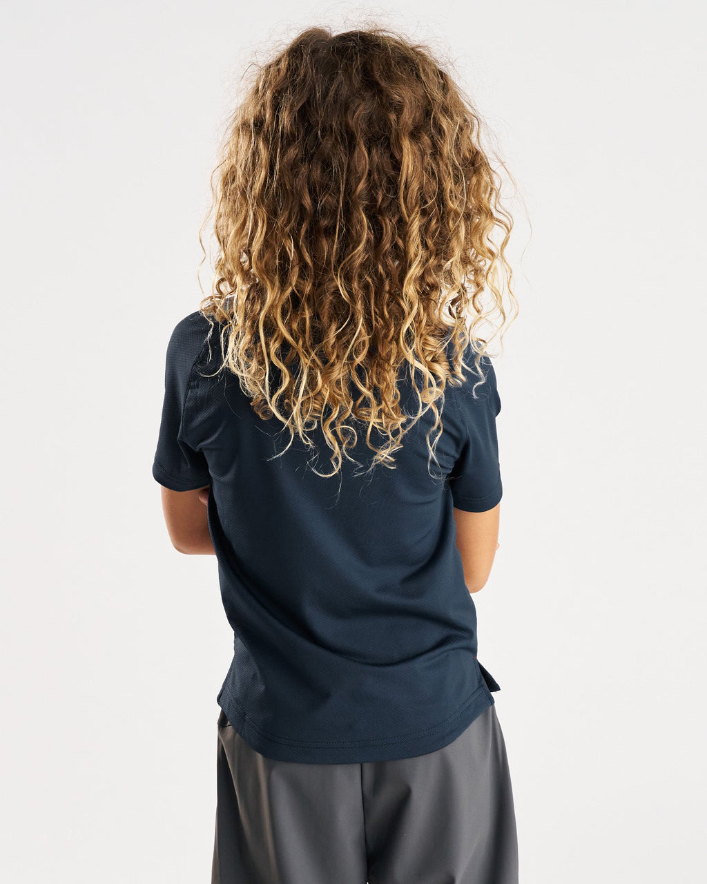 Youth Pro-Tech Tee "Cross" - Midnight Navy