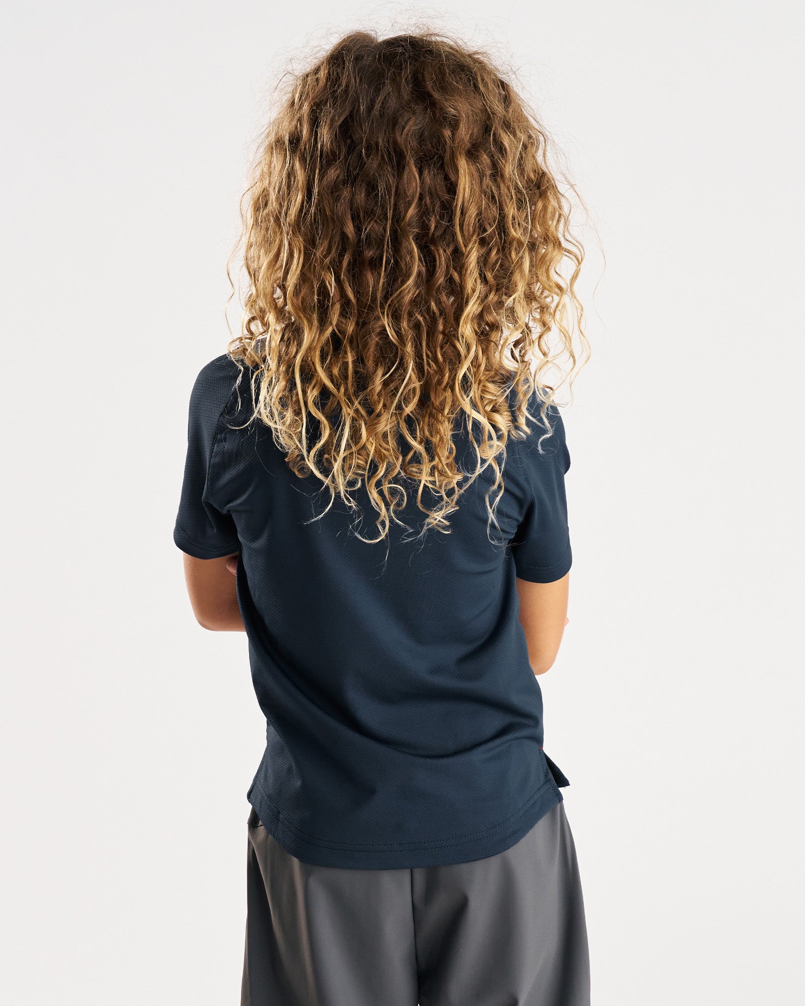 Youth Pro-Tech Tee "Cross" - Midnight Navy